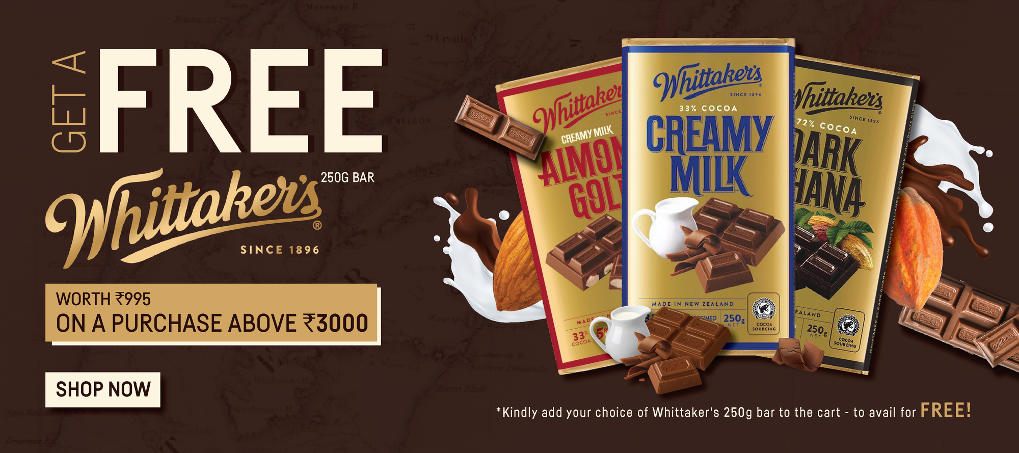 Whittakers chocolates